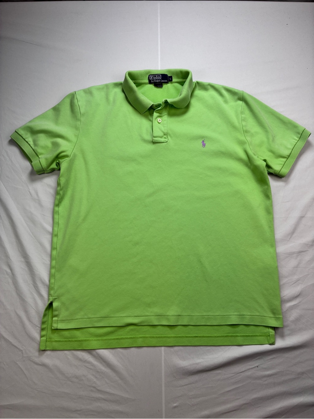 Polo Ralph Lauren Lime Green Classic Polo Shirt